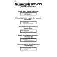 NUMARK PT-01 Manual de Usuario